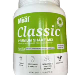 ND SUREMEAL NATURALLY SWEETENED VANILLA 1.7 LB (GREEN) - Sữa Bột Mùi Vani (Đường Tự Nhiên) - 1 Hộp 1.7lb