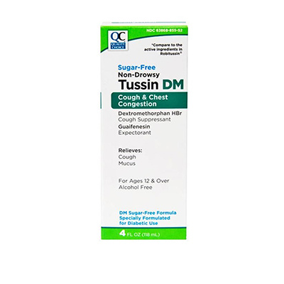 QC TUSSIN DM COUGH FORMULA 4OZ