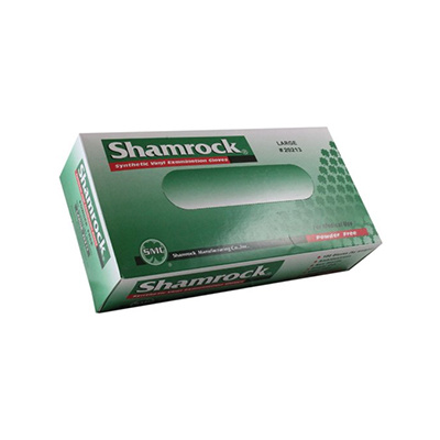 SHAMROCK GLOVES VINYL POWDER FREE (SMALL) 100CT