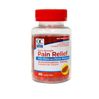 QC PAIN RELIEF PM GELTAB 50CT