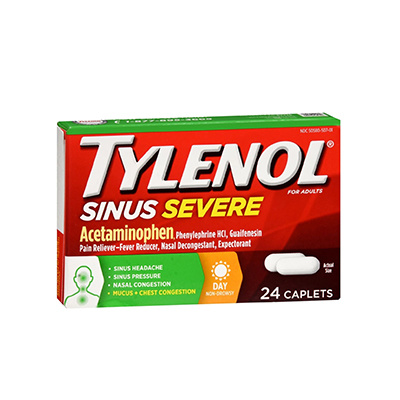 TYLENOL SINUS CONGESTION SEVERE CAPLET 24CT