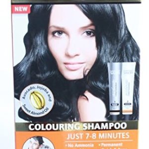 LOV HAIR SALON COLORING SHAMPOO 2.0 OZ - #1 (NATURAL BLACK) - DẦU GỘI NHUỘM TÓC LOVER'S HAIR 2OZ - MÀU ĐEN TỰ NHIÊN #1