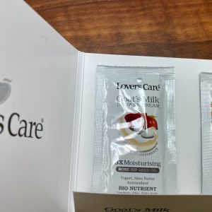 SAMPLE LOVER'S CARE SHOWER CREAM & BODY LOTION BAGS - ROSE HIP SEED OIL (10/2023)