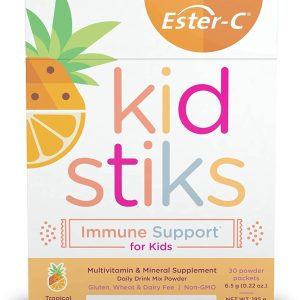 VITAMIN-C KID STIKS 30 POWDER PACKETS (6.5GM X 30) - TROPICAL PUNCH