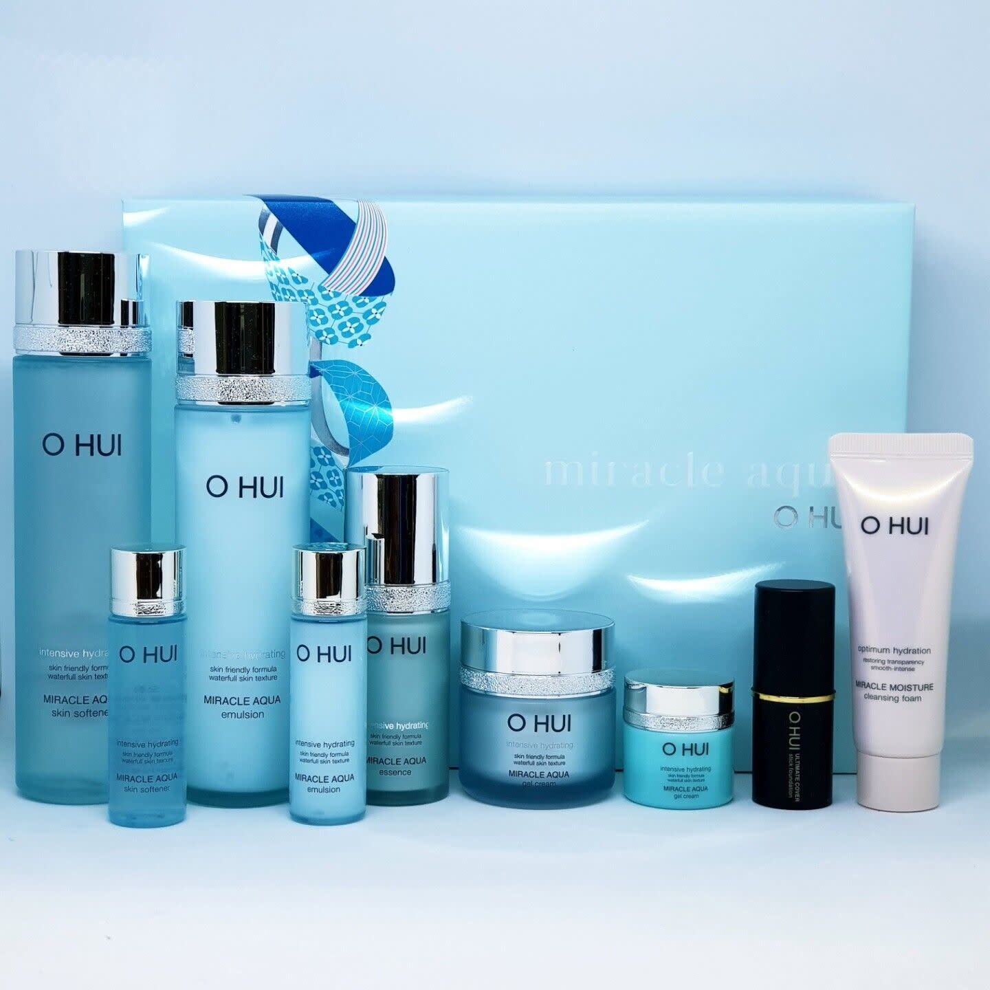 OH MIRACLE AQUA 4PCS SET (OCT. 2022) - BỘ KEM DƯỠNG ẨM TÁI SINH DÀNH CHO DA MỤN, MẪN CẢM VÀ DA DẦU (50708981)