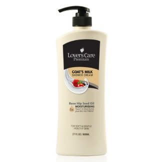 LOV PREMIUM SHOWER CREAM 27 OZ - ROSE HIP - SỮA TẮM SỮA DÊ, HOA HỒNG & DẦU NỤ TẦM XUÂN (THƯỢNG HẠNG) - LOVER'S CARE 27OZ