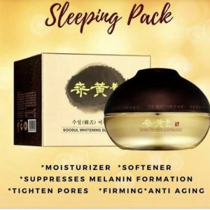SS WHITENING SLEEPING PACK 120GM - KEM ĐÊM TRẮNG MỊN DA, ĐẨY LÙI SẠM NÁM, NGĂN NGỪA LÃO HÓA