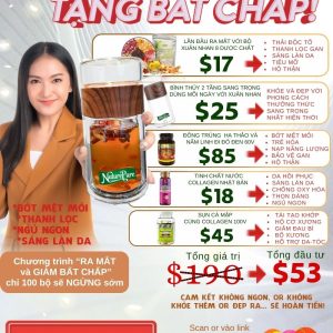 SET $53 - DƯỢC THẢO XUÂN NHAN CHĂM SÓC NGƯỜI LÀM NAIL (OFFLINE ONLY)